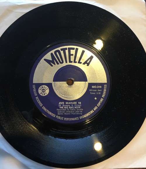 The Big Bag Boys - Jive Marabi 10 South African Soul 7" Single