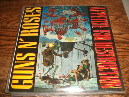 Guns 'n Roses - Appetite for Destruction LP - German Import