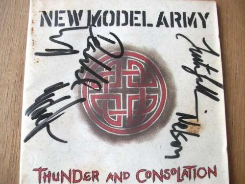 New Model Army - Thunder & Consolation (1989) [Autographed CD]