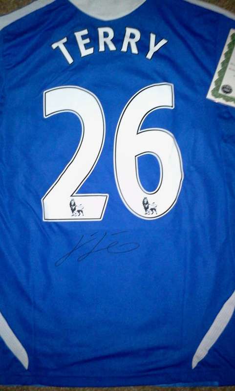 Chelsea Legend John Terry Autographed Jersey + COA