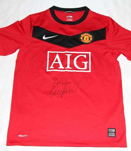 Gary Neville Autographed Manchester United Football Shirt with COA