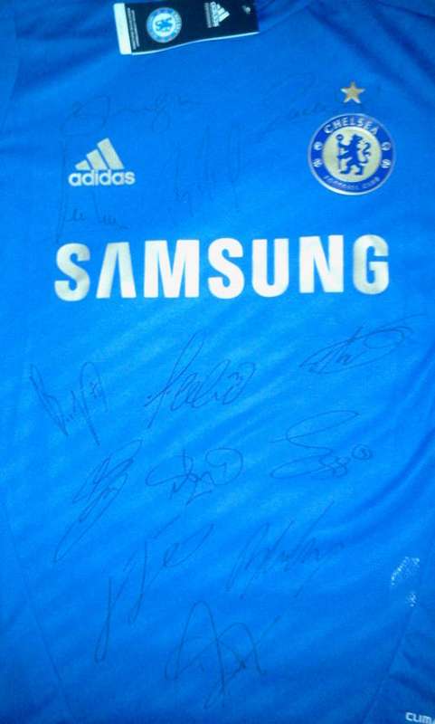 Chelsea Team Signed Jersey + COA