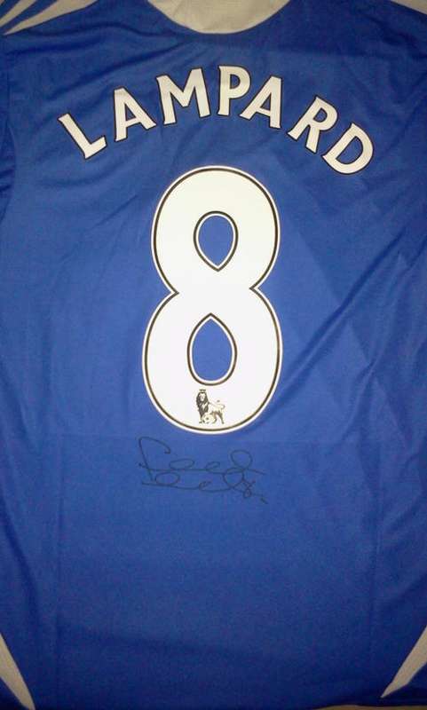 Frank Lampard Signed Chelsea Jersey + COA