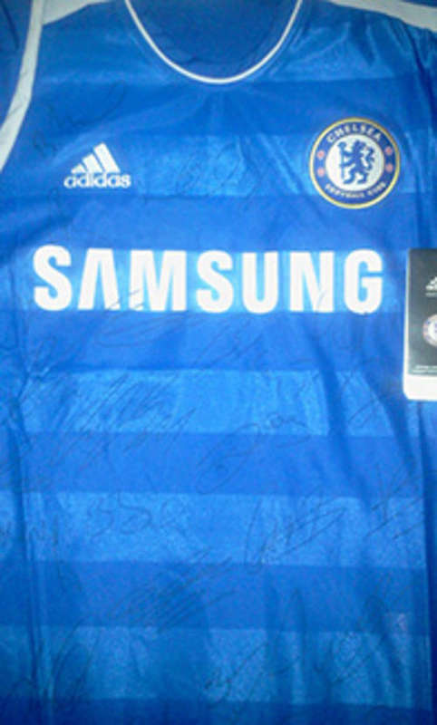 Chelsea Team Signed Jersey + C.O.A.