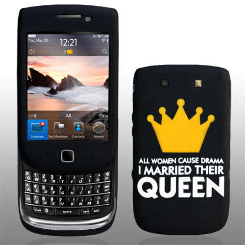 "ALL WOMEN CAUSE DRAMA¦" JOIE Gel Case Cover For Blackberry 9810 9800 & Film