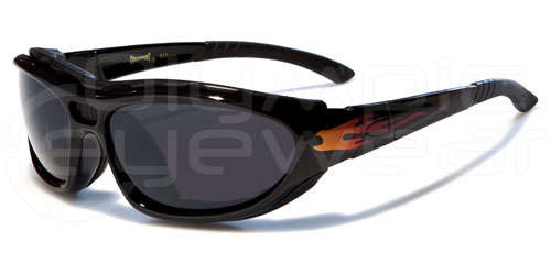 Choppers Biker Sunglasses/Goggles - Padded Lens