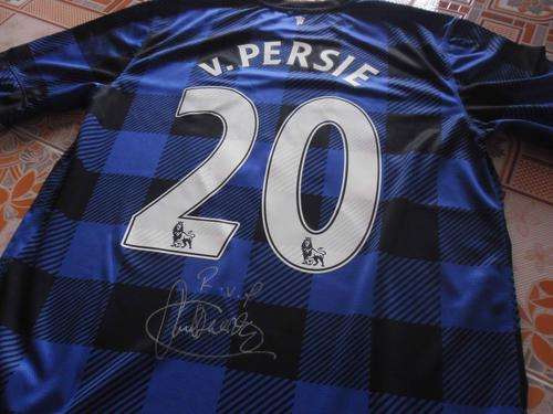 Robin Van Persie Signed Man United 13/14 Jersey + C.O.A.