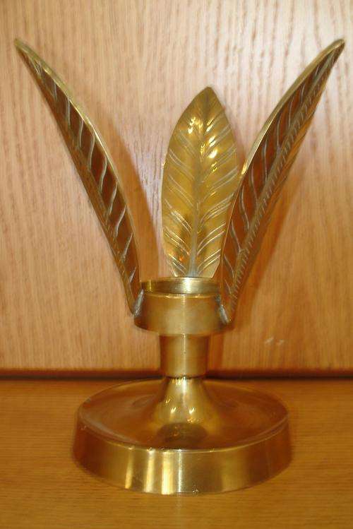 UNIQUE BRASS CANDLE HOLDER