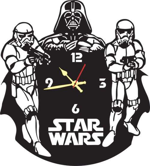 Star Wars Vinyl LP Wall Clock