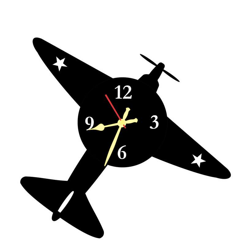 Aeroplane Vinyl LP Wall Clock