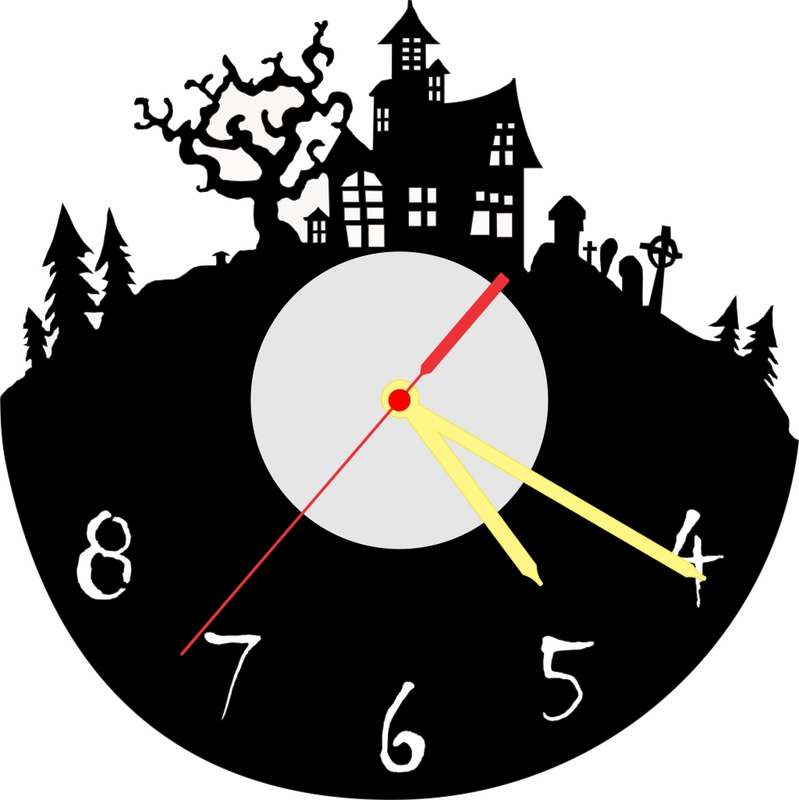 Ghosthouse Vinyl LP Wall Clock
