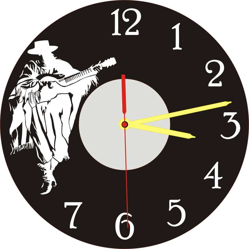 Troubador Vinyl LP Wall Clock