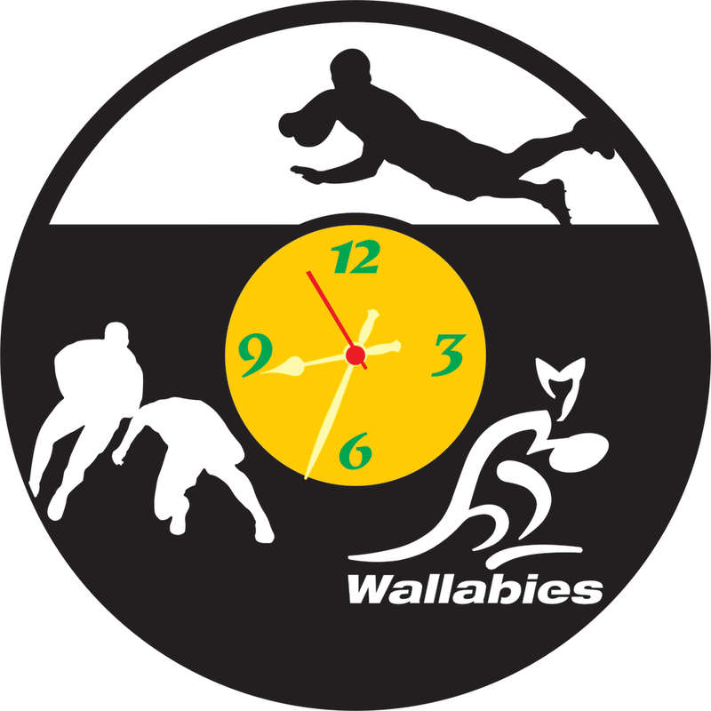 Wallabies Vinyl LP Wall Clock