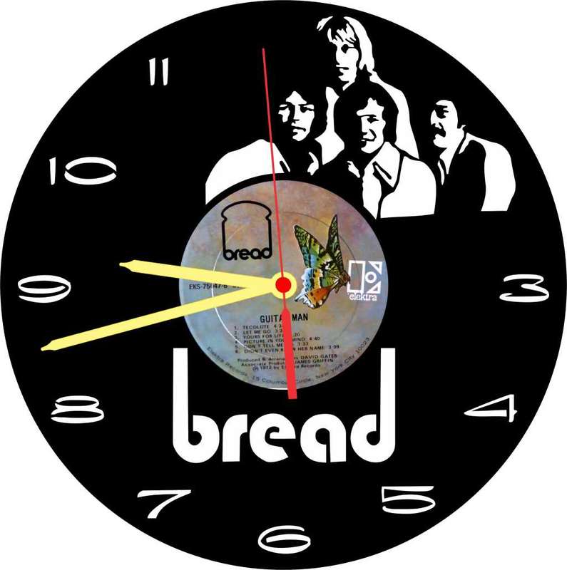 Bread Vinyl LP Wall Clock
