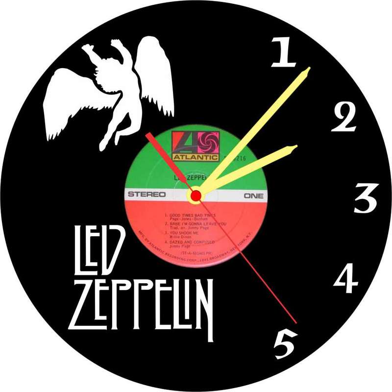 Led Zeppelin Vinyl LP Wall Clock