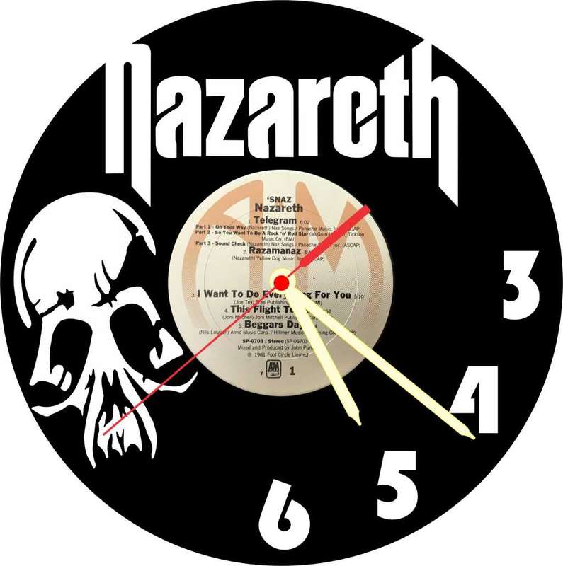 Nazareth Vinyl LP Wall Clock