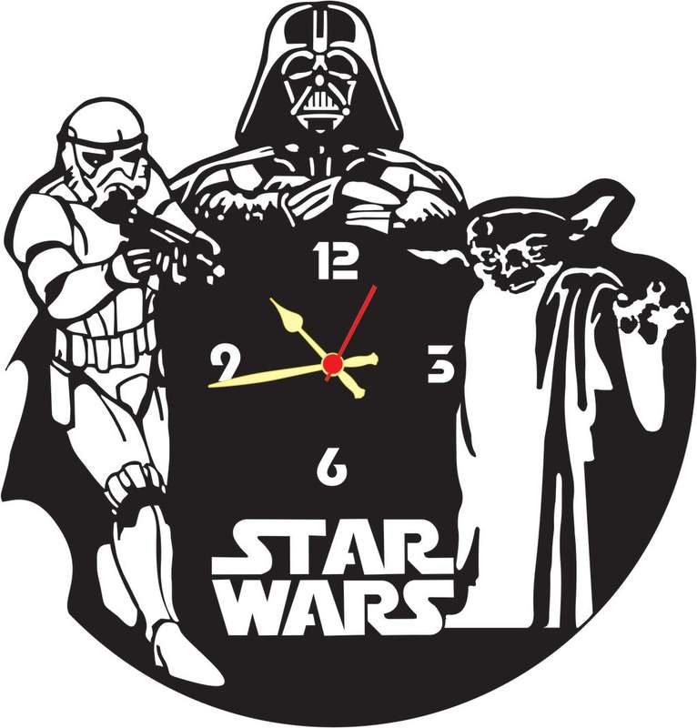 Star Wars - Yoda Vinyl LP Wall Clock
