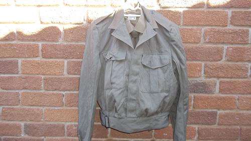Set Of 1970's SA Army Step Outs (Shirt, Trousers, Tie, Belt With Brass Buckle, Jacket)