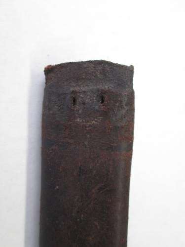 1907 SAP Bayonet With Leather Scabbard