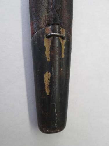 1907 SAP Bayonet With Leather Scabbard