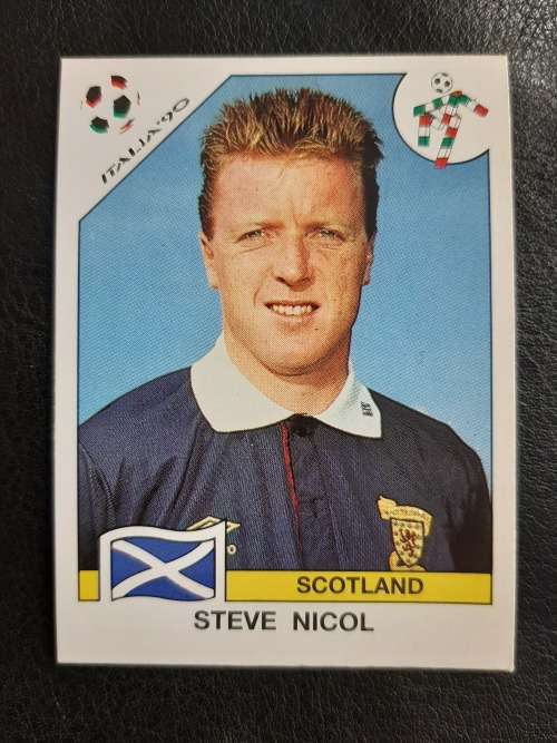Panini Italia `90 World Cup Sticker #221 - Steve Nicol
