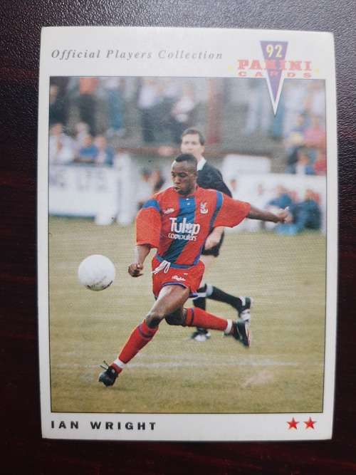 Panini 92 Cards: Official Players Collection - No 62, Ian Wright (Crystal Palace)