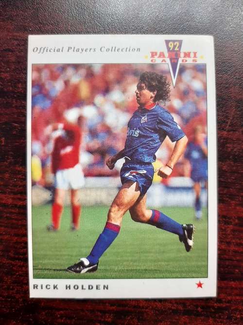 Panini 92 Cards: Official Players Collection - No 189, Rick Holden (Oldham Athletic)