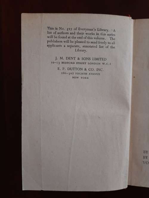 Everyman`s Library No 527: War And Peace (Vol. 3) by Leo Tolstoy
