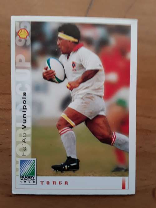 Sports Deck 1995 Rugby World Cup Collectors Cards: No 113 - Fe`Ao Vunipola (Tonga)