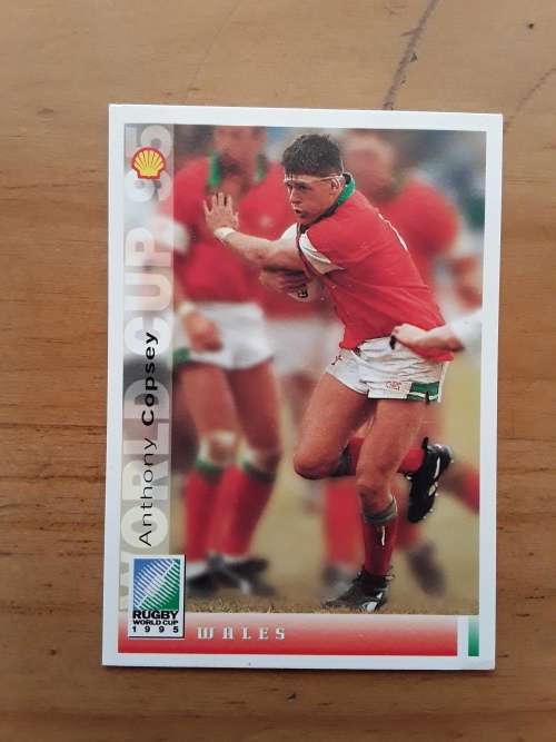 Sports Deck 1995 Rugby World Cup Collectors Cards: No 114 - Anthony Copsey (Wales)