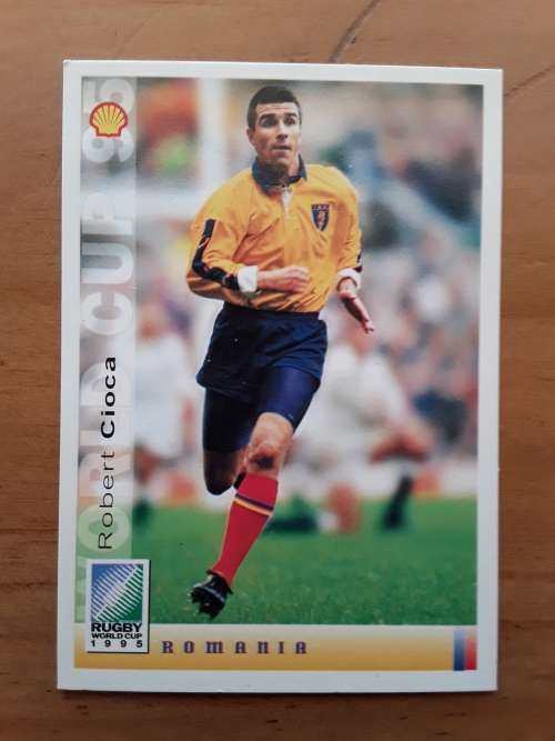 Sports Deck 1995 Rugby World Cup Collectors Cards: No 93 - Robert Cioca (Romania)