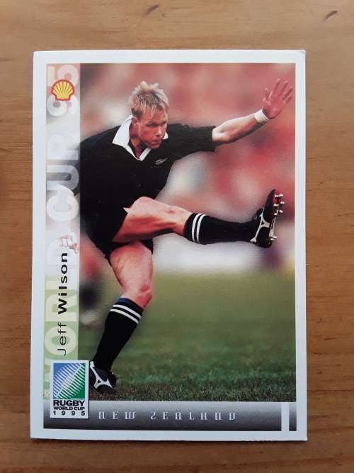 Sports Deck 1995 Rugby World Cup Collectors Cards: No 161 - Jeff Wilson (New Zealand)