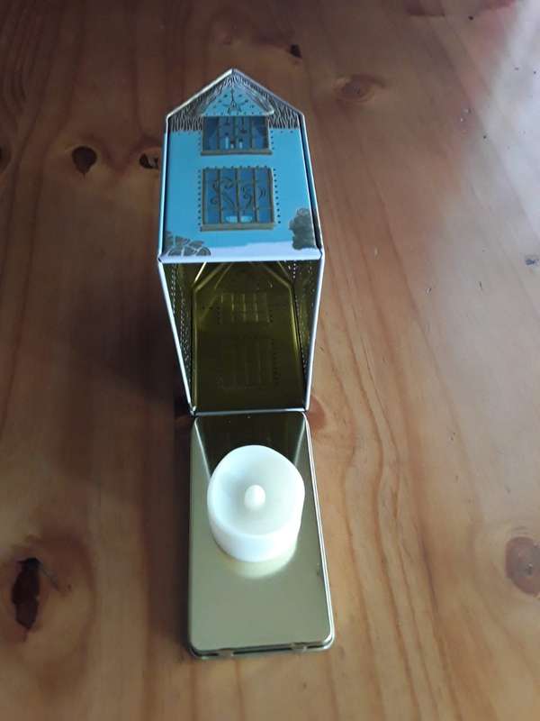 Collectable  Tin - M & S Light Up Village Collection - Light Up Hot Chocolate House