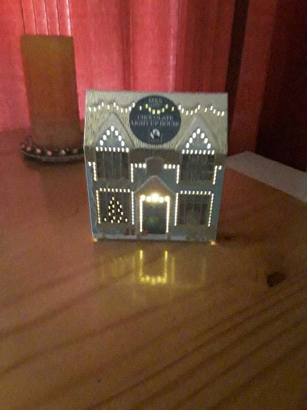 Collectable  Tin - M & S Light Up Village Collection - Light Up Hot Chocolate House