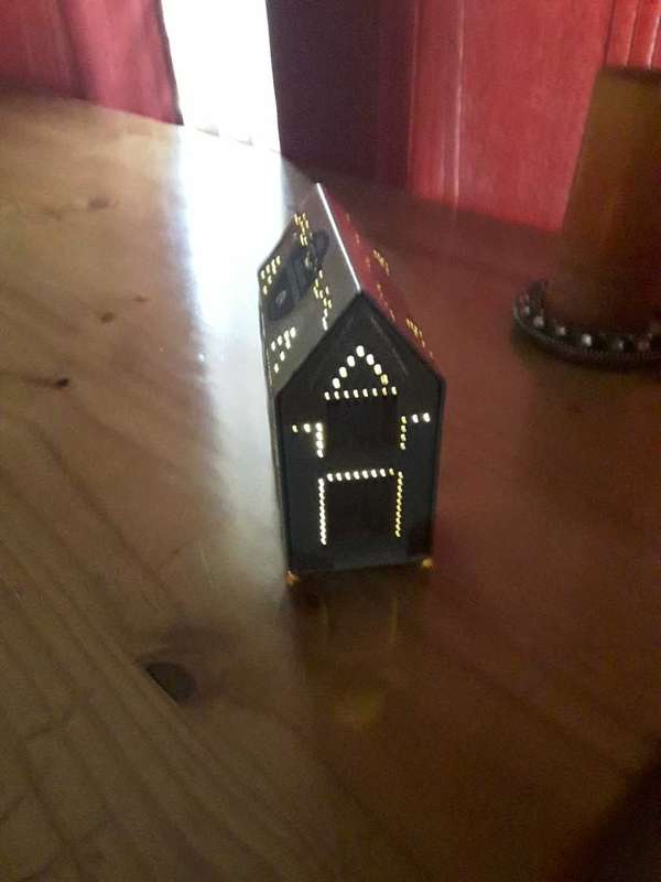 Collectable  Tin - M & S Light Up Village Collection - Light Up Hot Chocolate House