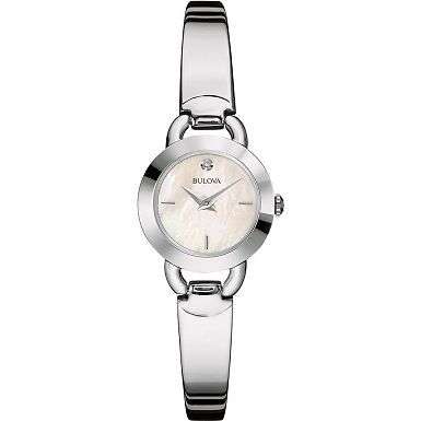 BULOVA LADIES WATCH 96P154 WITH REAL DIAMOND  ***LUXURY*** AND STYLE*****