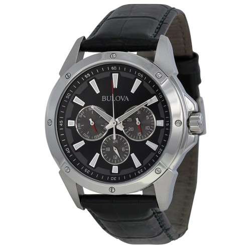 BULOVA MARINE STAR MEN'S MULTI FUNCTION QUARTZ  WATCH 96C113- IN BOX  ***LUXURY***
