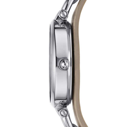 FOSSIL LADIES ES2830 GEORGIA  BONE LEATHER QUARTZ  WATCH **GREAT LOOKER** - IN STOCK