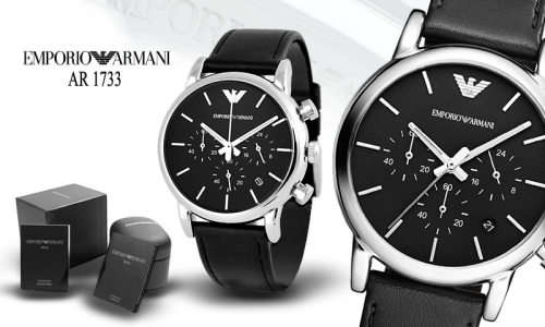 Emporio Armani AR1733 Men's Chronograph *Authentic USA Import in local Stock* *