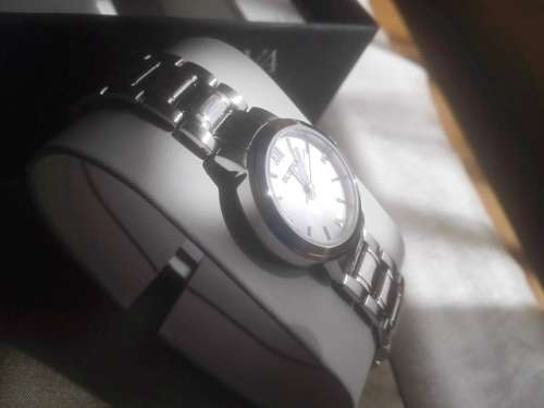 BULOVA LADIES WATCH 96P165 WITH 3 HAND SET DIAMONDS ***LUXURY***CRAZY SPECIAL***