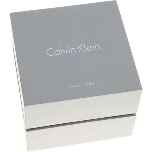 CALVIN KLEIN EXCHANGE GREY DIAL SWISS MADE MEN`S QUARTZ WATCH