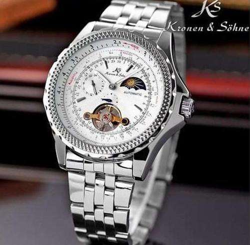 Kronen & Sohne- Moonphase Tourbillon Automatic, In Presentation box, Tag, Warranty Card- **Great**