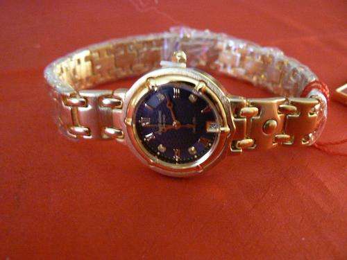 Authentic New  Krug Baumen Ladies Charleston  **Stunning**  4 Diamond Watch - Black Face