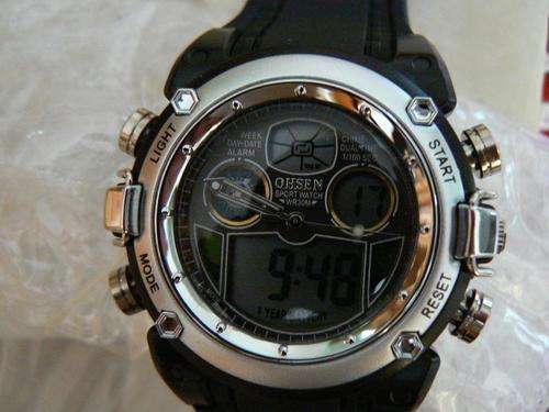 OHSEN AD0721 - STUNNING. ANA/DIGI SPORTS WATCH *** - FULLFUNCTION