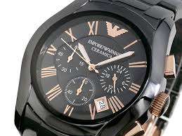 New Emporio Armani Men's AR1410 Ceramica - Style and Elegance - Ceramica box