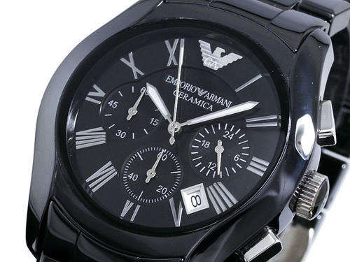 New Emporio Armani Men's AR1400 Ceramica - Style and Elegance - Ceramica box