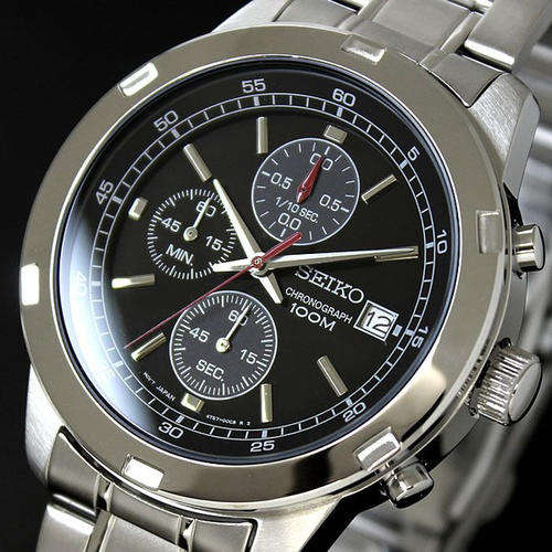 Seiko Chronograph Watch -Stunning Class and Sporty *** Great Authentic Seiko Watch*** Looker***