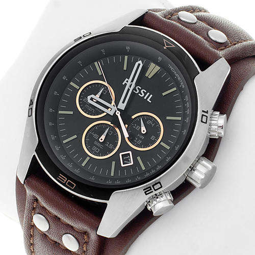 FOSSIL MENS CH2891 AUTHENTIC CHRONOGRAPH WATCH - IN STOCK WITH FOSSIL TIN AND MANUAL/WARRANTY
