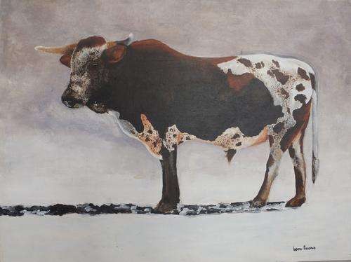 !!!crazy no reserve!!! nguni bull original by Leanne Pretorius