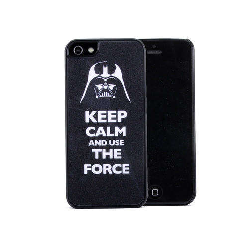 Starwar Keep Calm and use The Force Hard Case Back Cover for Apple iPhone 5 5G
